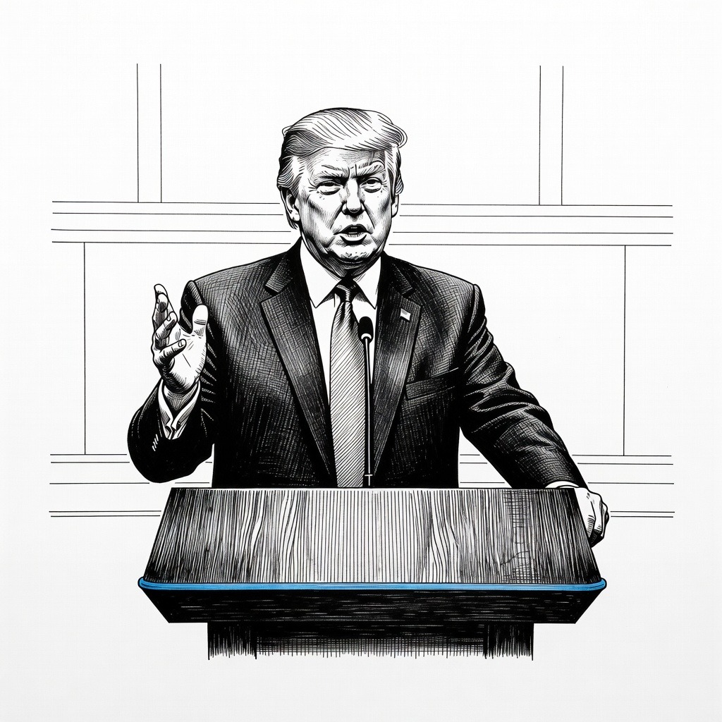 Illustration for: Trump Administration Accuses China of Amassing U.S. Voter Data as Beijing Denies Claims