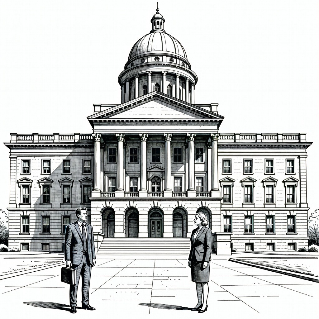 Illustration for: Ad Spending Rises in North Carolina Senate Race as New Poll Shows Cooper Leading
