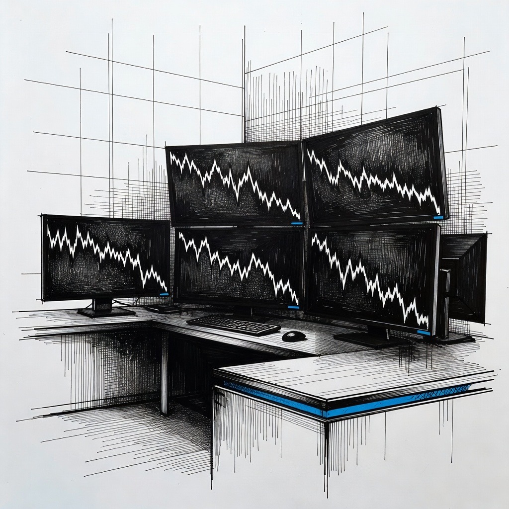 Illustration for: Leopold Aschenbrenner's Hedge Fund Unwinds Public Positions Following Losses