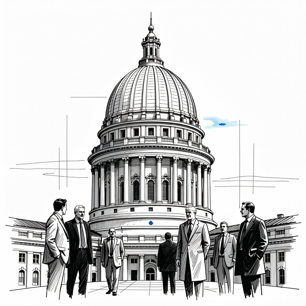 Illustration for: Mandela Barnes Withdraws from Wisconsin Democratic Gubernatorial Primary