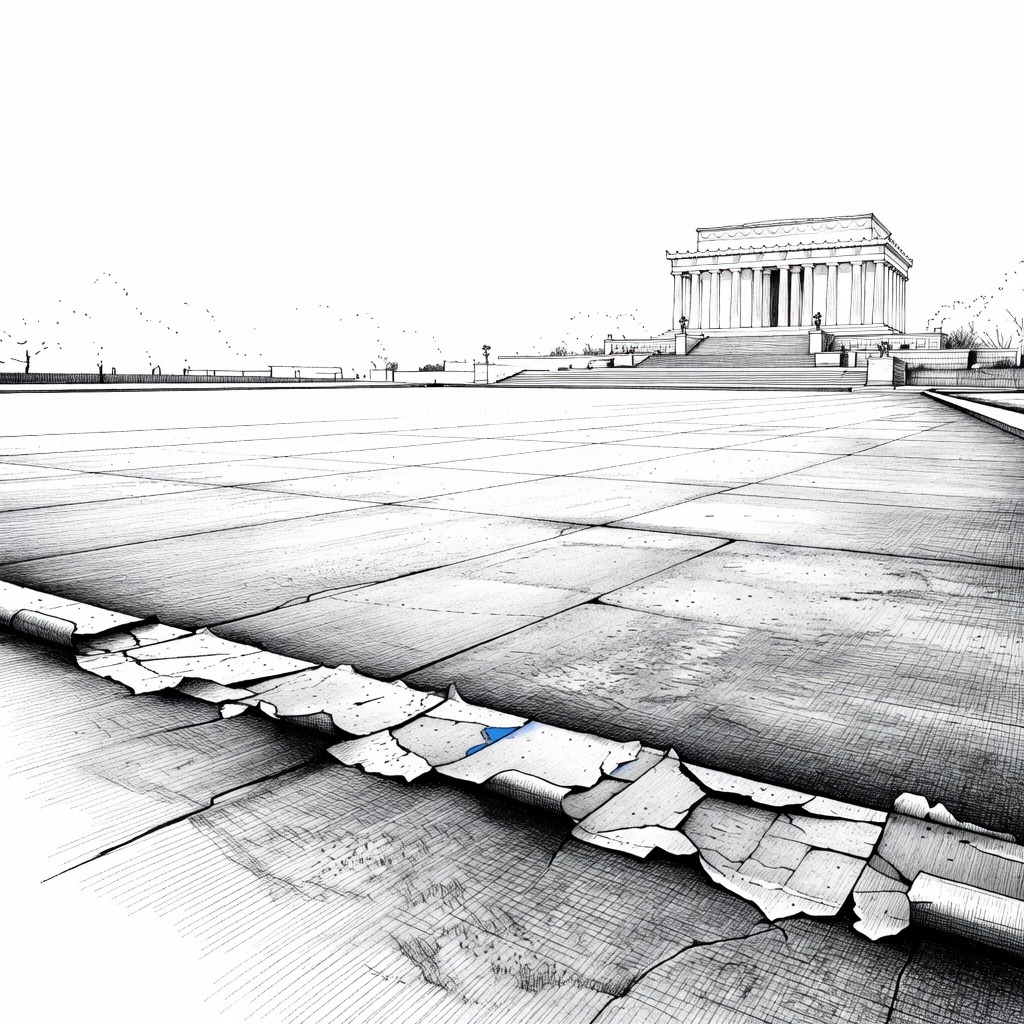 Illustration for: DOJ Seeks to Dismiss Charges Against Former Olympian Over Reflecting Pool Damage