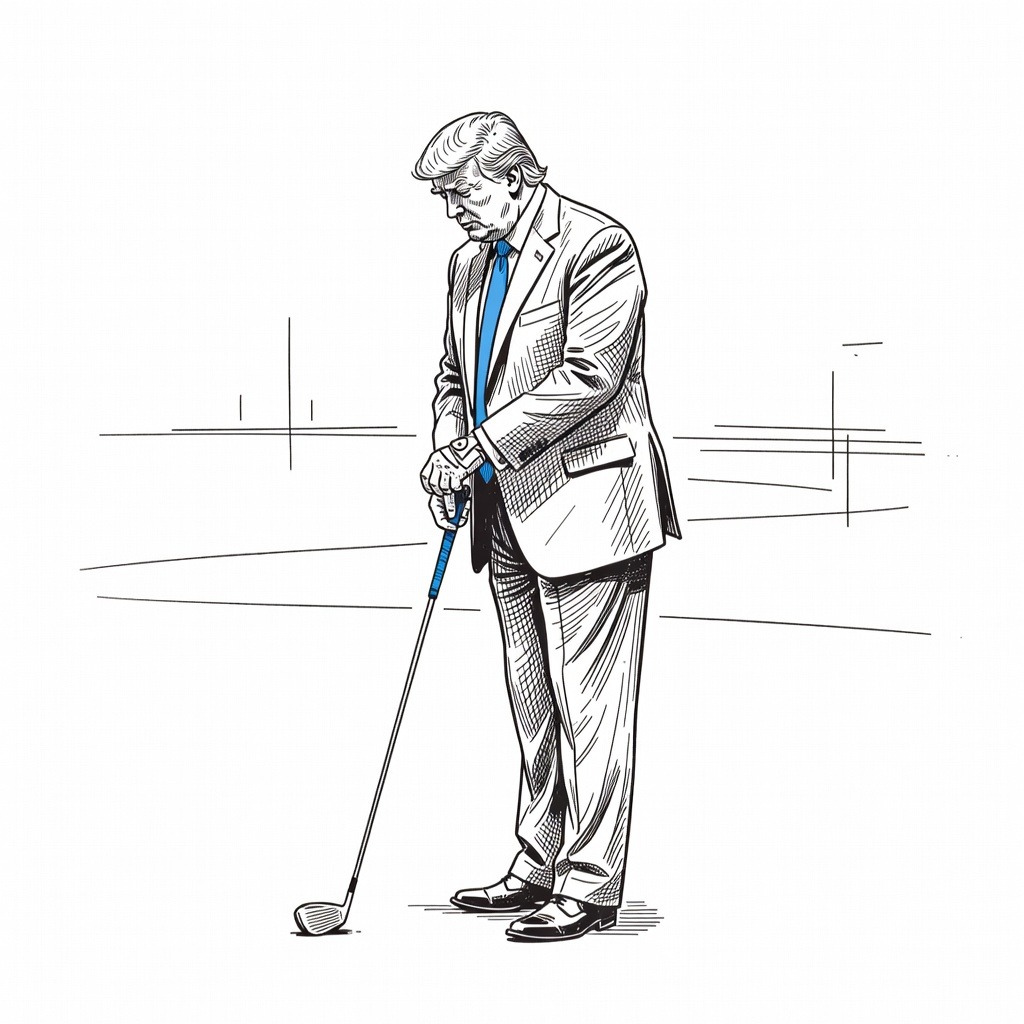Illustration for: Armed Man Detained Near California Trump Golf Club Prior to Scheduled Visit