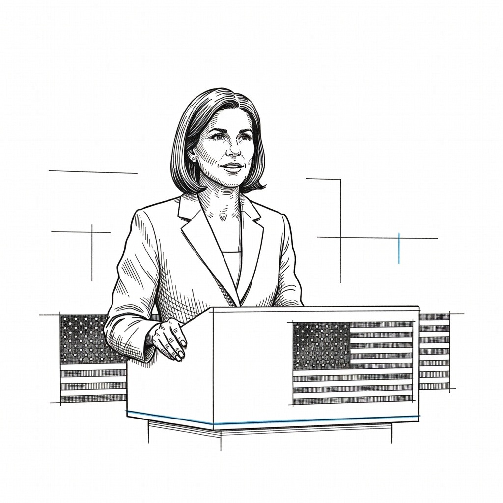 Illustration for: Elaine Luria Wins Democratic Primary to Face Jen Kiggans in Virginia Congressional Rematch