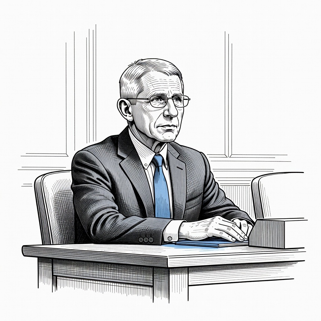 Illustration for: Senate Committee Votes to Hold Anthony Fauci in Contempt of Congress