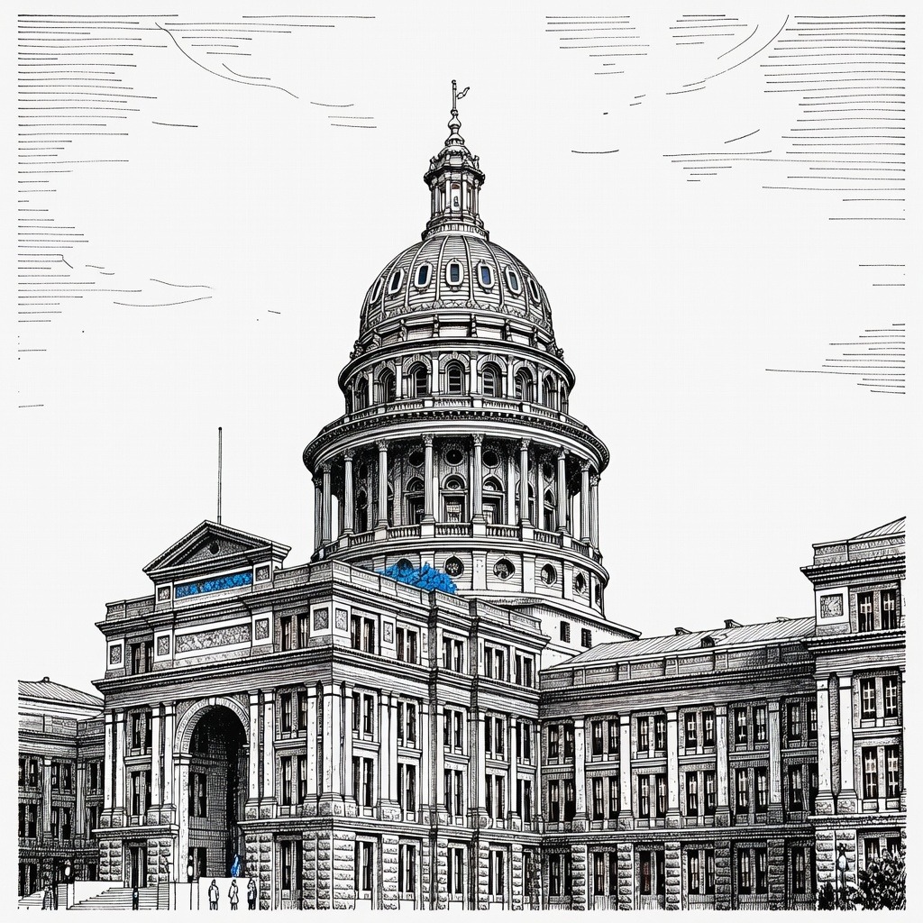 Illustration for: Democratic Challenger Leads Texas Senate Race in Polling and Fundraising