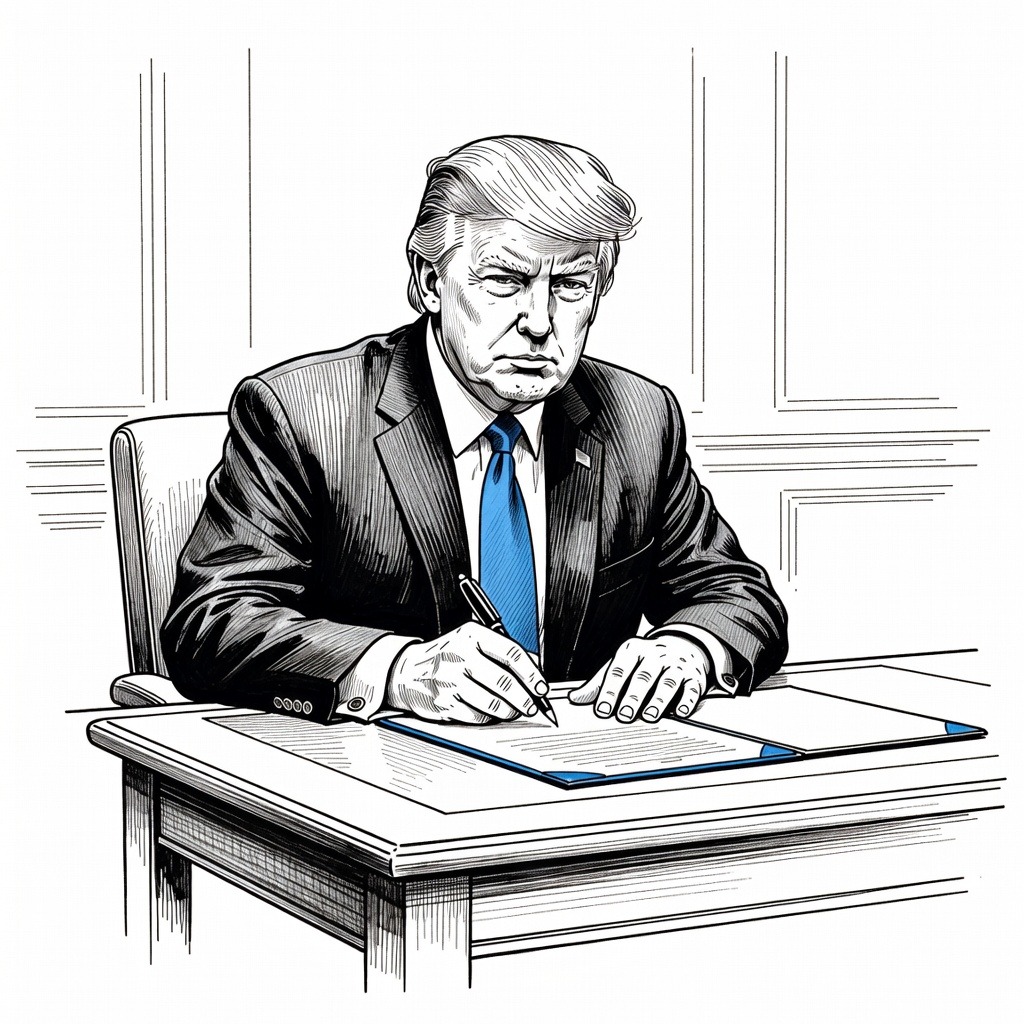 Illustration for: Trump Administration Imposes Polysilicon Tariffs Amid Market Rise and Soft July Jobs Report