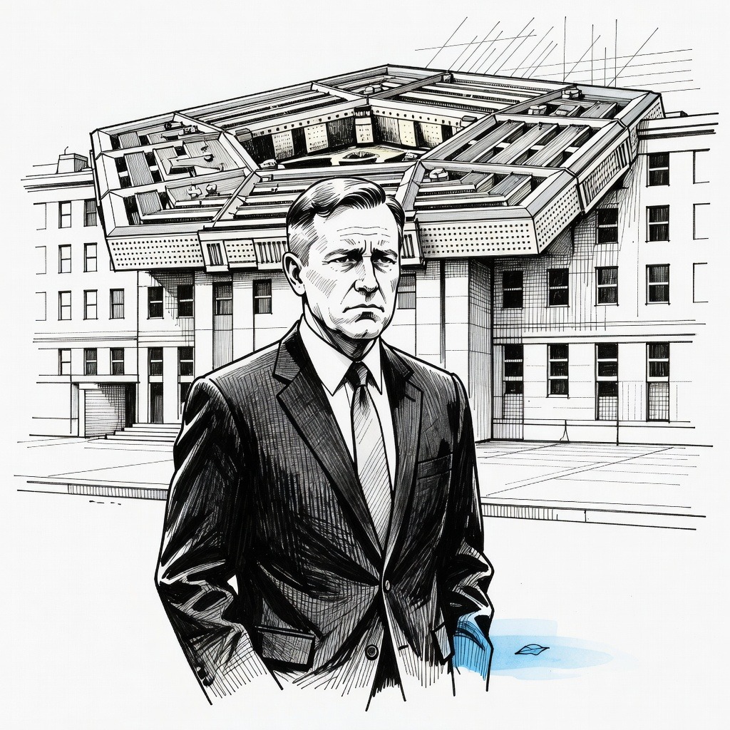 Illustration for: Pentagon Strips Security Clearance of Former Air Force Secretary Frank Kendall