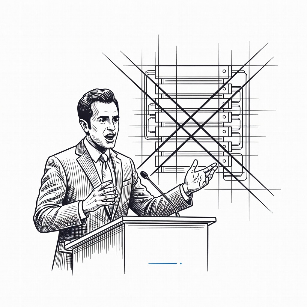 Illustration for: Data Center Expansion Emerges as Bipartisan Issue in 2026 Campaigns