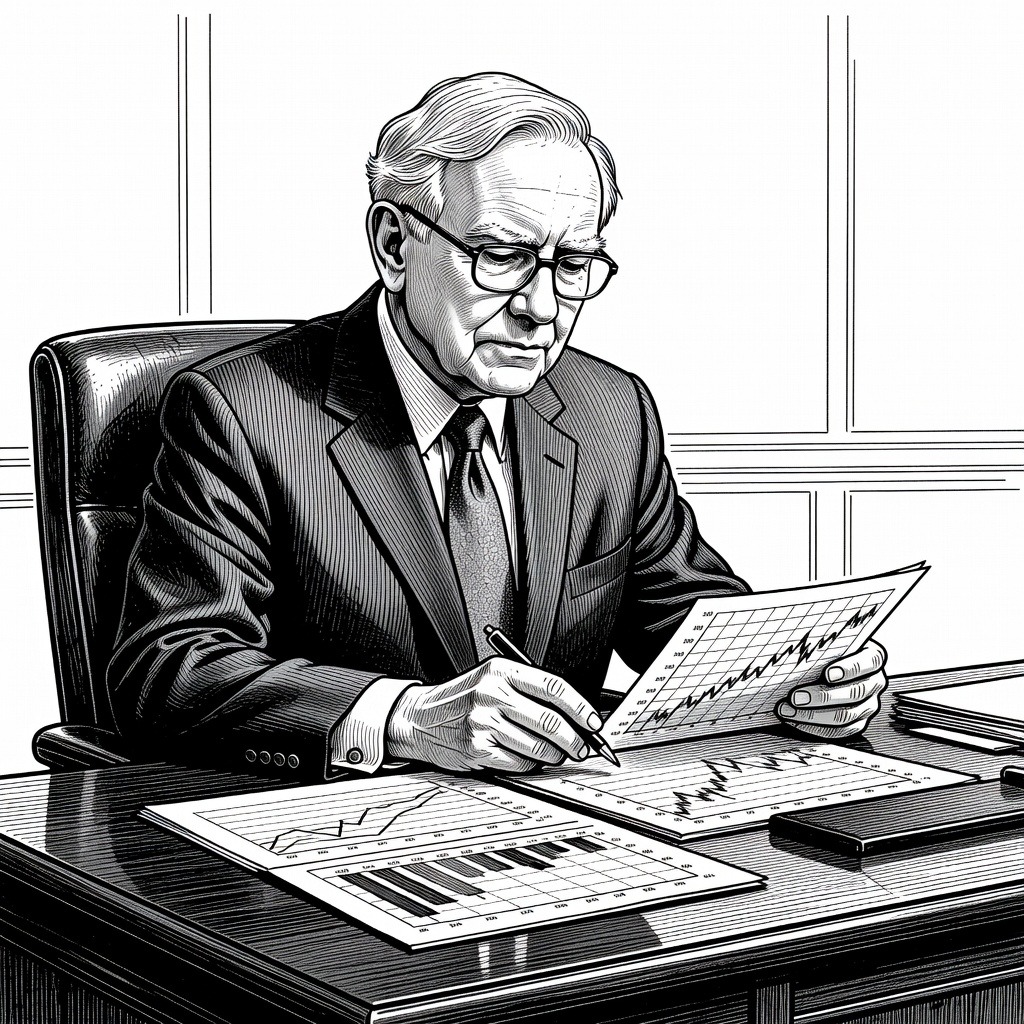 Illustration for: Berkshire Hathaway Reports 16% Rise in Second-Quarter Operating Earnings as Cash Reserves Decline