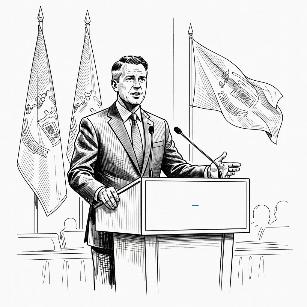 Illustration for: Voters in Six States Cast Ballots in Primary Elections