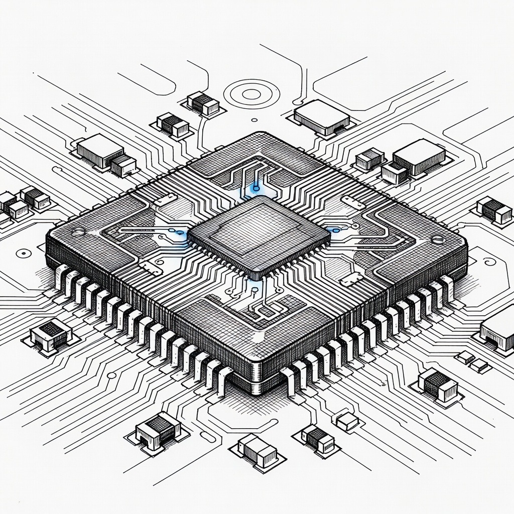 Illustration for: Cerebras Systems Shares Decline Following Second-Quarter Revenue Miss