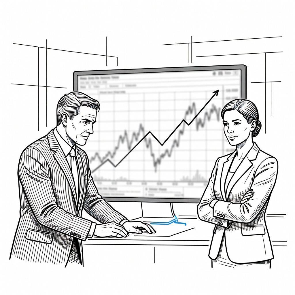 Illustration for: Workday Shares Surge on Reports of Potential Silver Lake Acquisition