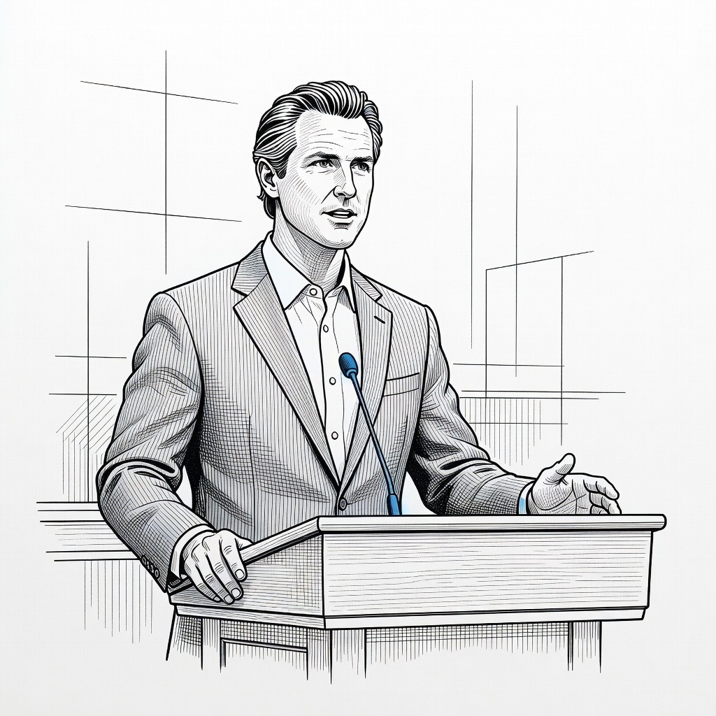 Illustration for: California Debates Billionaire Tax Initiative Amid Taxpayer and Business Outflow
