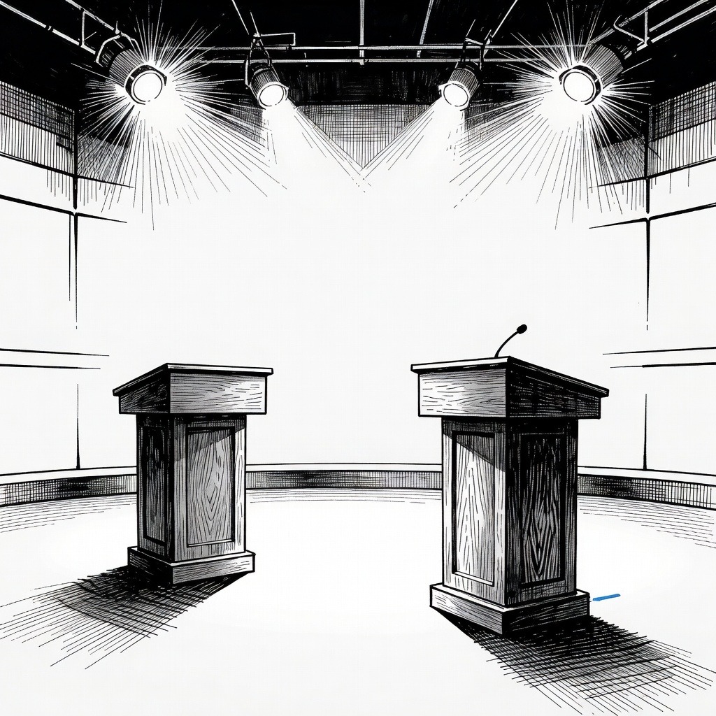 Illustration for: South Carolina Senate Candidates Debate National Security and Foreign Policy Ahead of Runoff