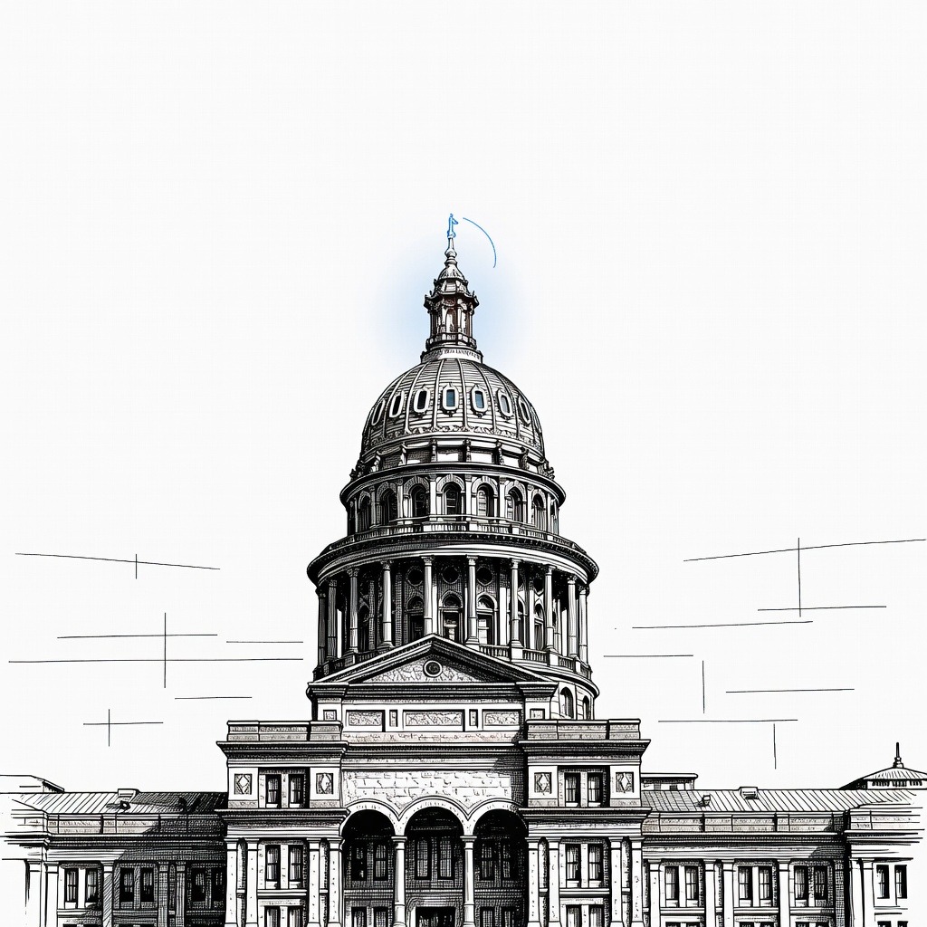 Illustration for: Texas Senate Candidates Navigate Fundraising Disparities and Campaign Controversies