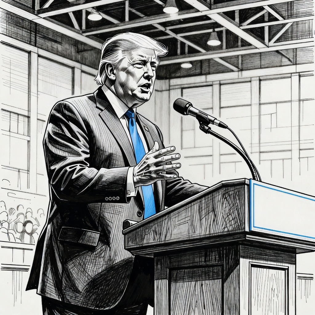 Illustration for: Donald Trump Campaigns with Senator Darline Graham in South Carolina Ahead of Runoff