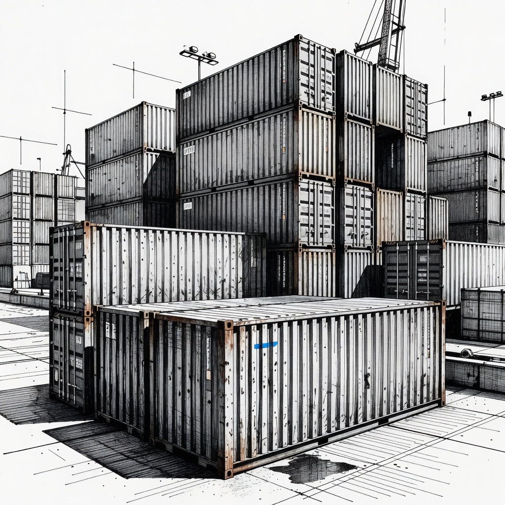 Illustration for: US and Canada Enter Trade Standoff as Tariffs Take Effect