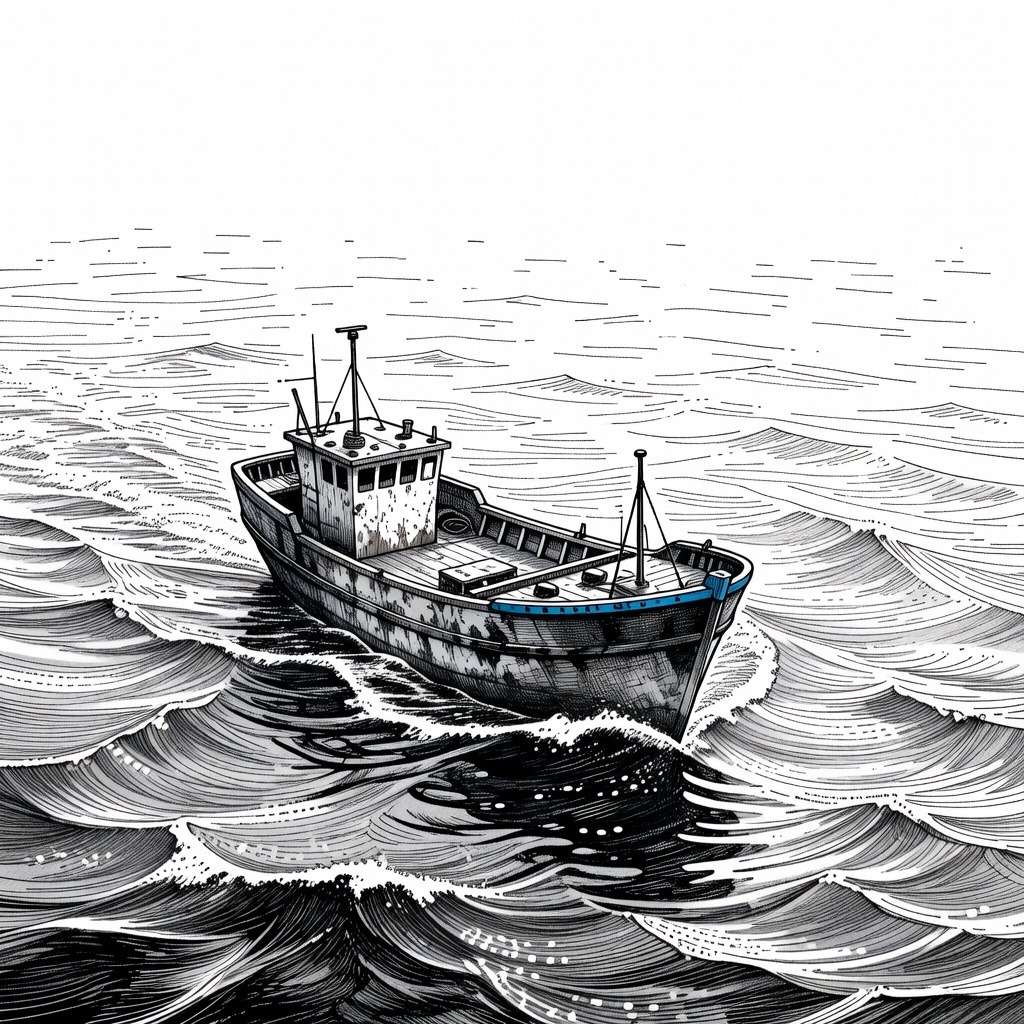 Illustration for: U.S. Military Strike Kills Two on Suspected Drug-Trafficking Vessel in Pacific