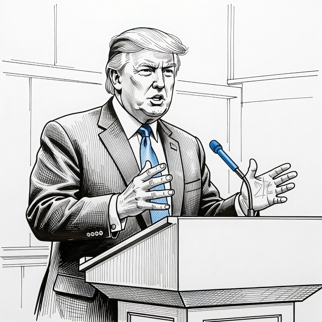 Illustration for: US Imposes Tariffs on Canada and Prepares New Sanctions Against Iran