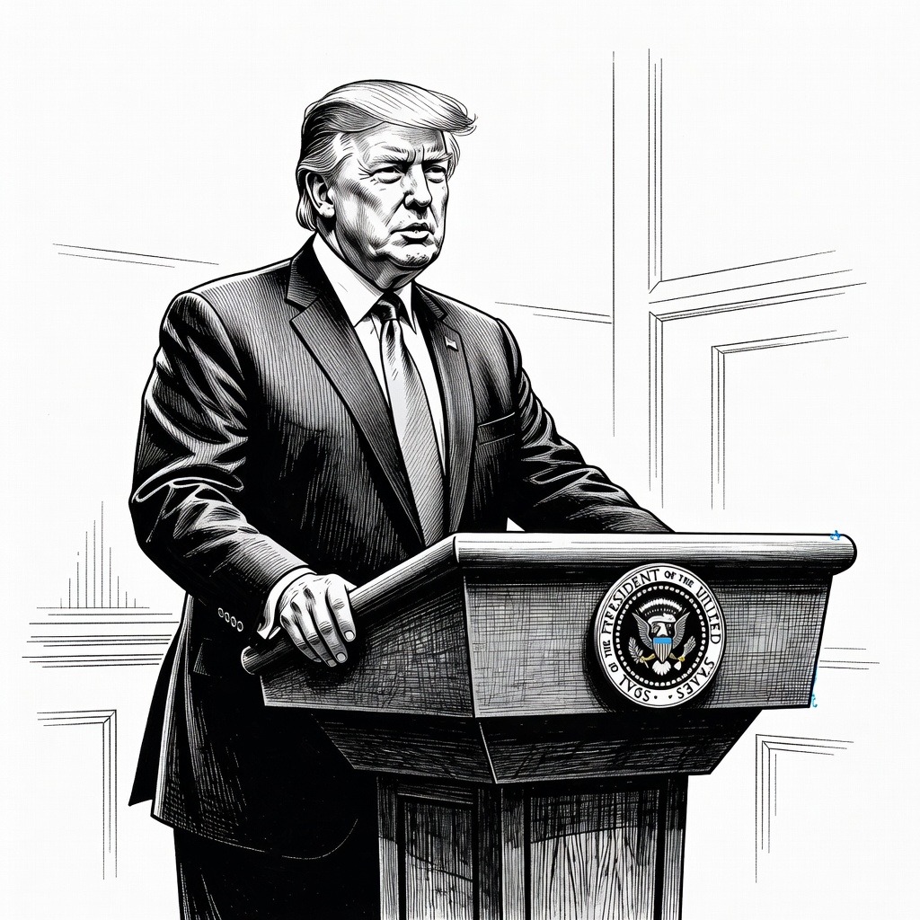 Illustration for: Trump Administration Promotes School Choice Initiatives and Education Department Restructuring