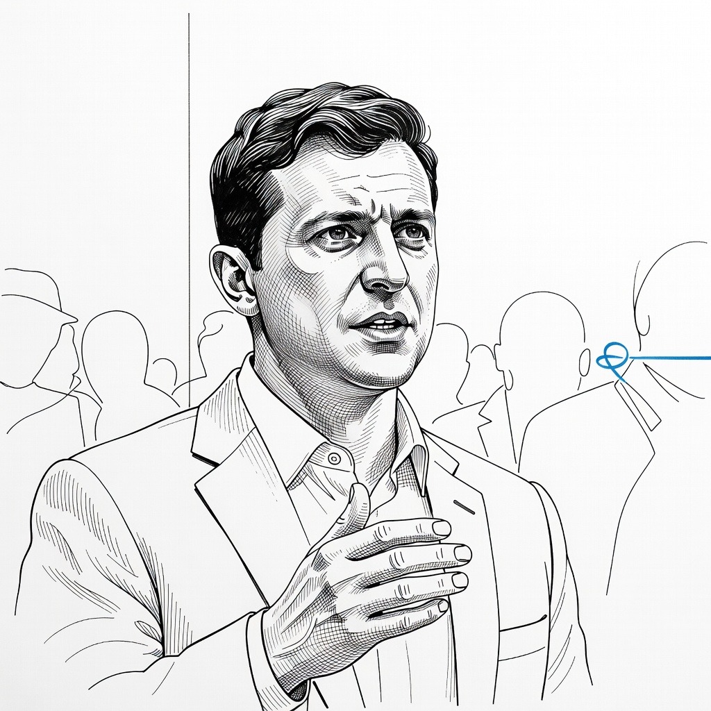 Illustration for: European Leaders Pledge Increased Military Aid as Ukraine Marks Independence Day