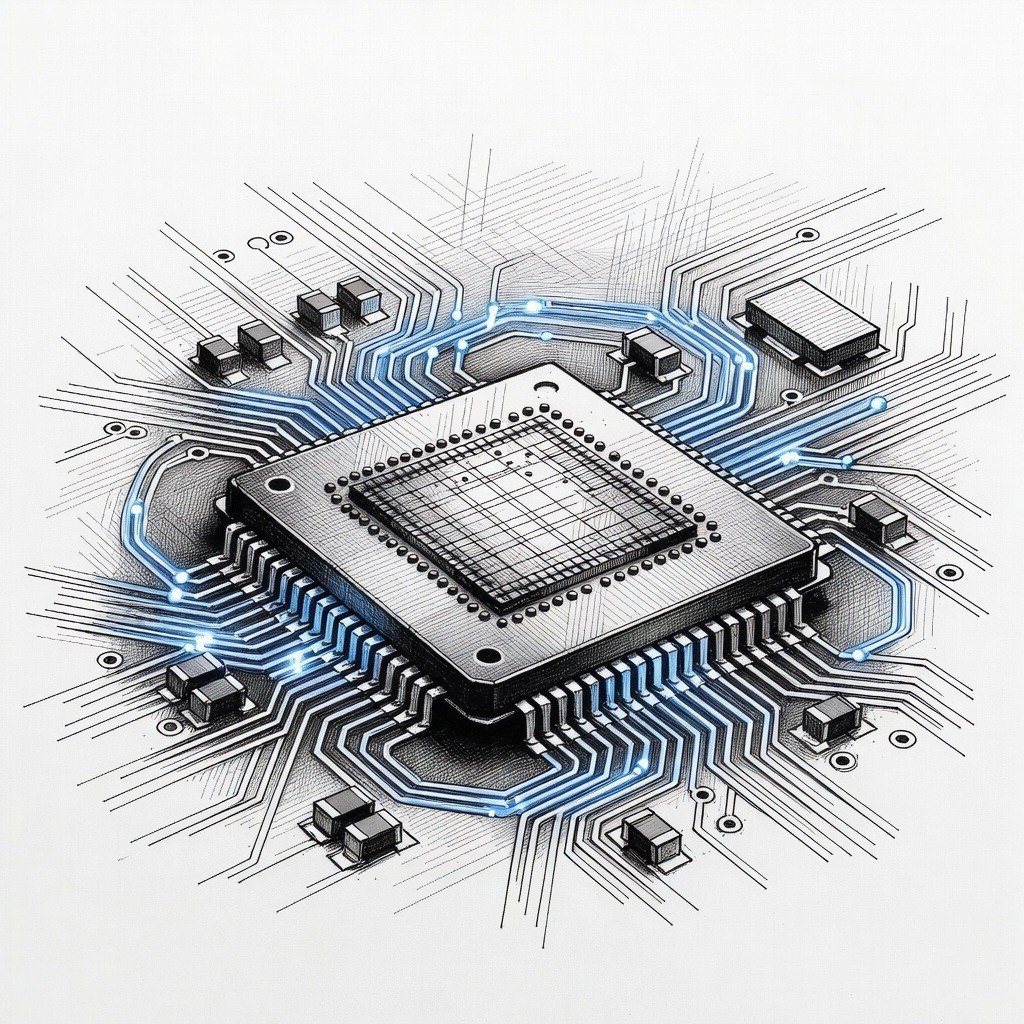 Illustration for: Nvidia Shares Rise Following Strong Quarterly Earnings and Defense of AI Investments