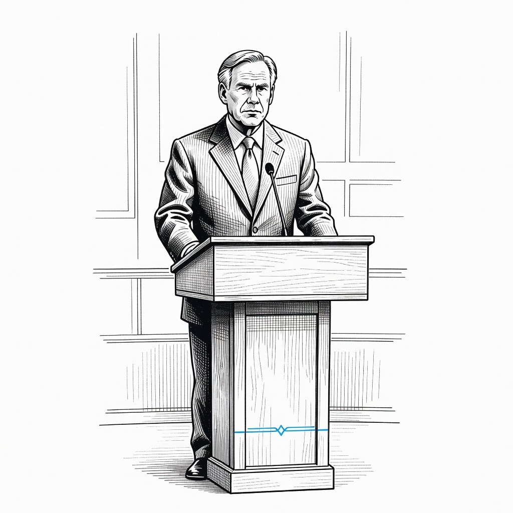 Illustration for: Texas Governor Criticizes Data Centers as Industry Reports Highlight Higher Wage Trends