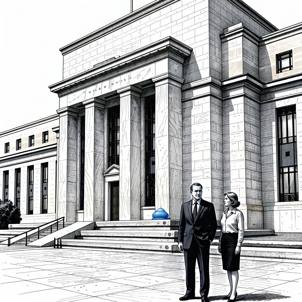 Illustration for: Federal Reserve Governor Lisa Cook Responds to White House Removal Effort