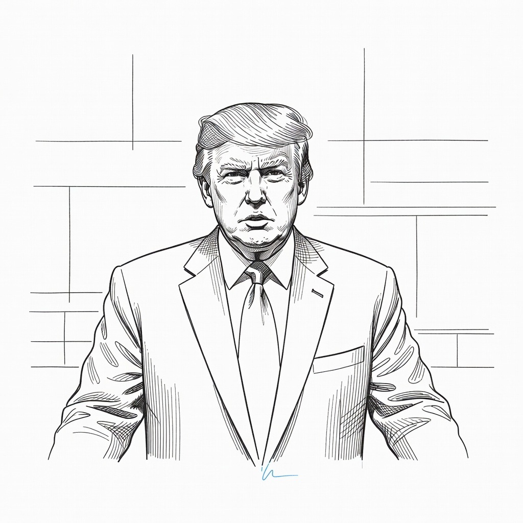 Illustration for: President Trump Declares Renaming of Lake Ontario to Lake America