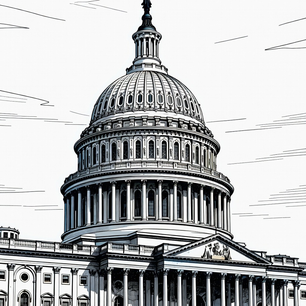 Illustration for: House Returns to Vote on Stopgap Spending Bill to Avert Shutdown