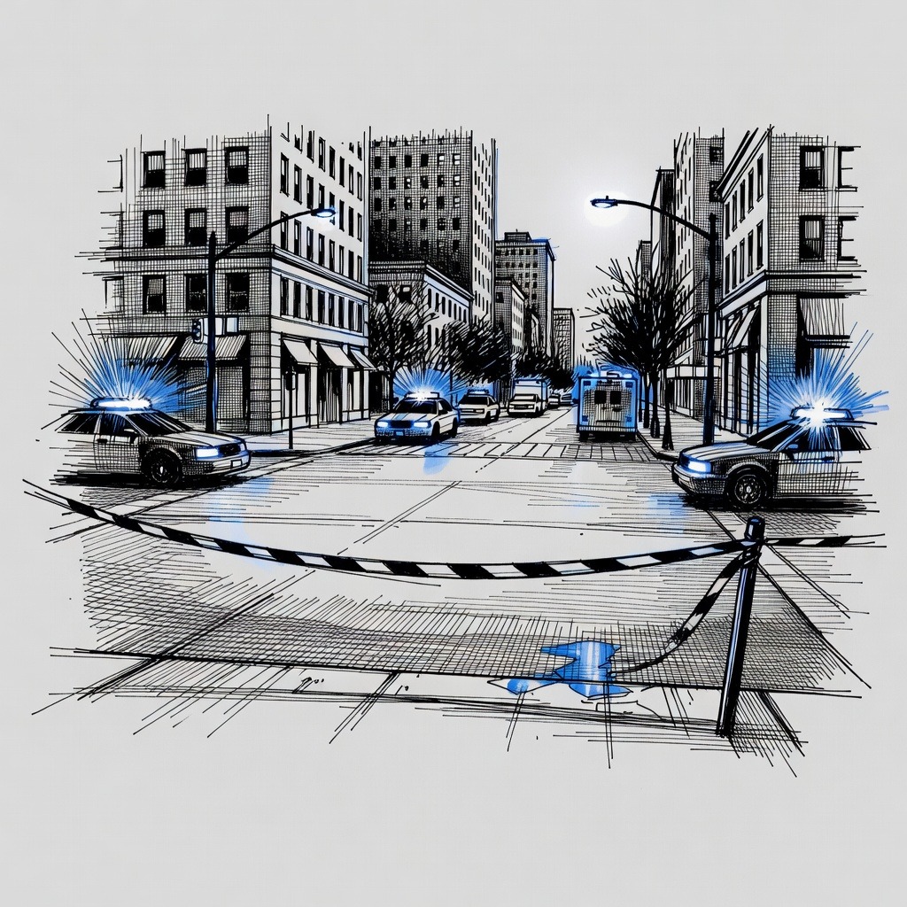 Illustration for: Police Shoot Suspect Following Fatal Times Square Stabbing