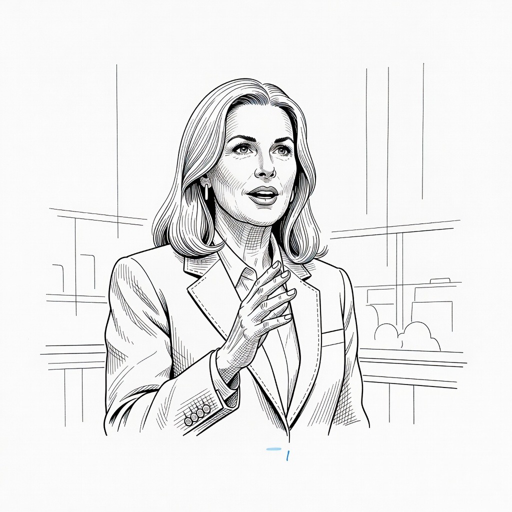 Illustration for: Gloria Steinem, Activist and Writer, Dies at 92