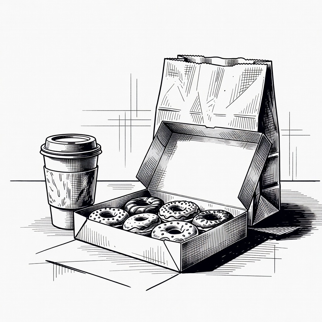 Illustration for: Walmart Expands Restaurant Delivery Program to Include Dunkin' Locations