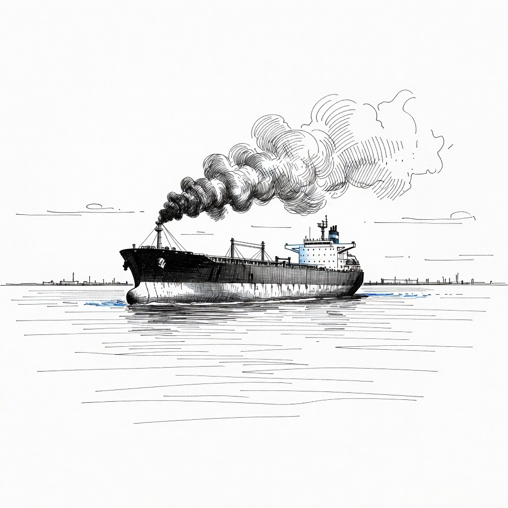 Illustration for: U.S. Military Strikes Three Iranian Oil Tankers Following Missile Attacks on Warships
