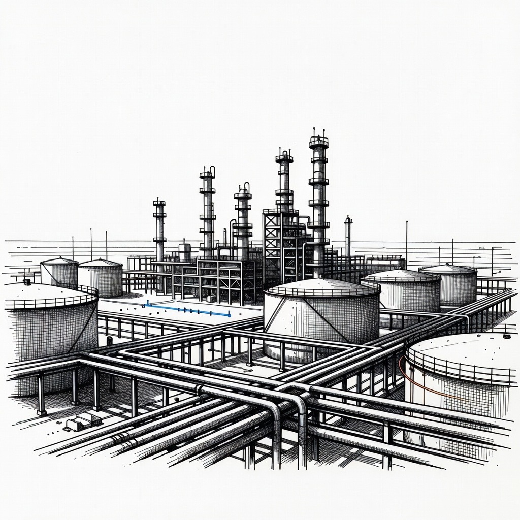 Illustration for: Houthi Strikes Target Saudi Energy Sites as U.S. Expands Sanctions on Iranian Airlines