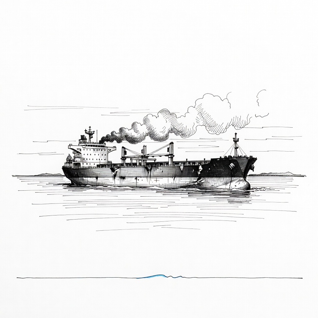 Illustration for: U.S. Military Reports Retaliatory Strikes on Five Iranian Oil Tankers