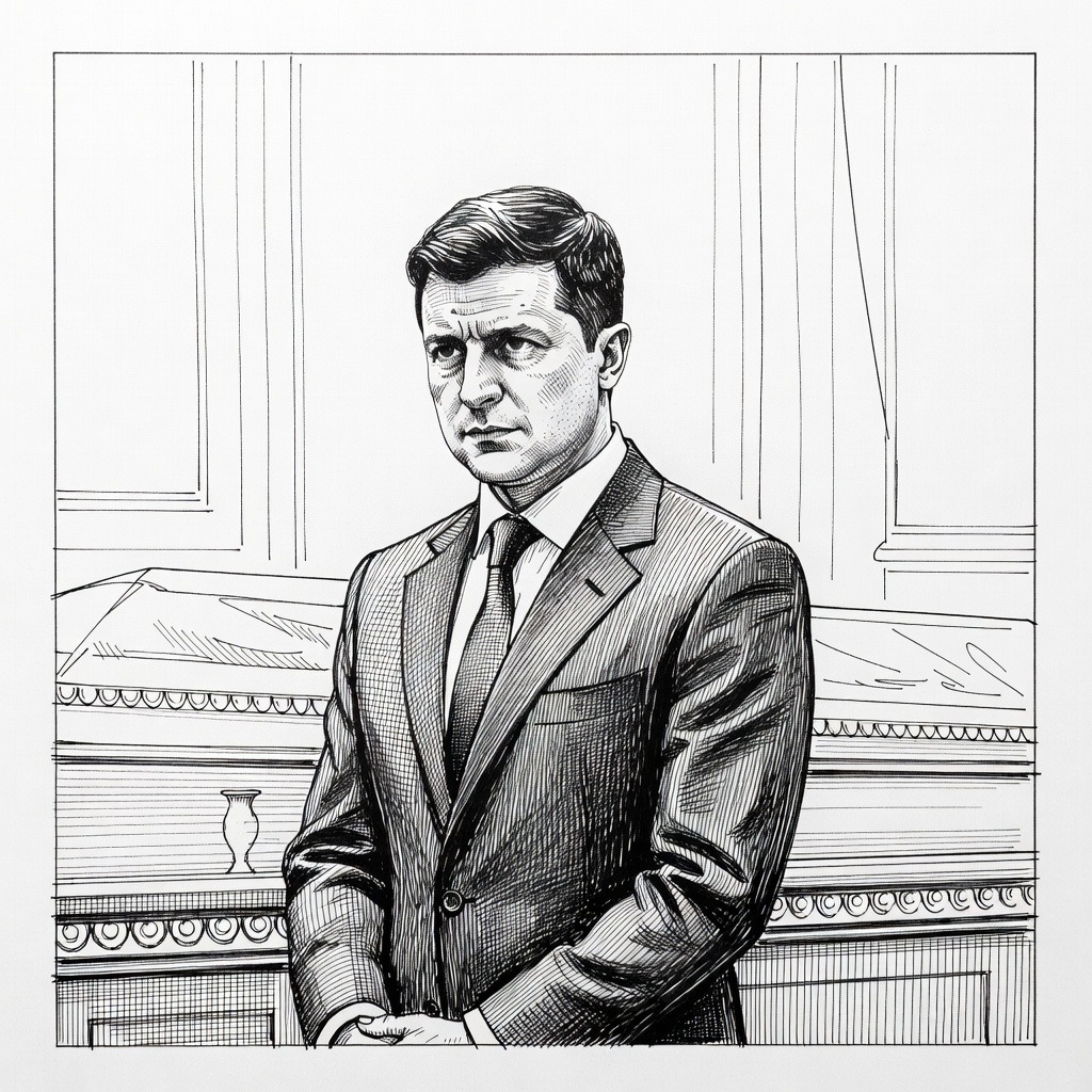 Illustration for: Differing Accounts Emerge Over Drone Incident Involving Ukrainian President's Flight