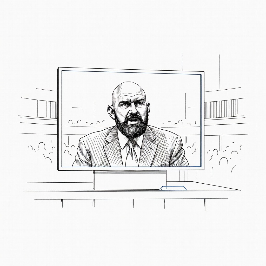 Illustration for: Pennsylvania Senator Fetterman Faces Scrutiny Following Video Appearance at Republican Event