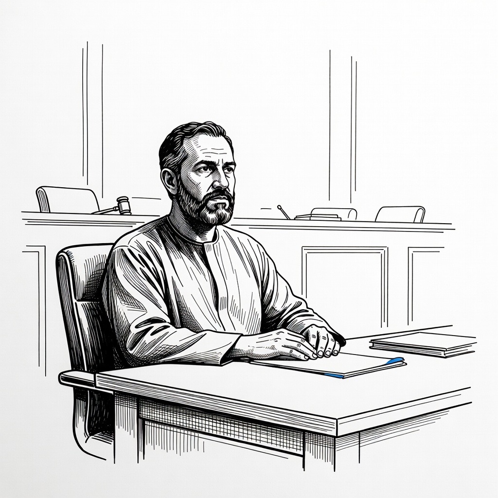 Illustration for: Trial for Alleged Sept. 11 Mastermind Tentatively Scheduled for 2028