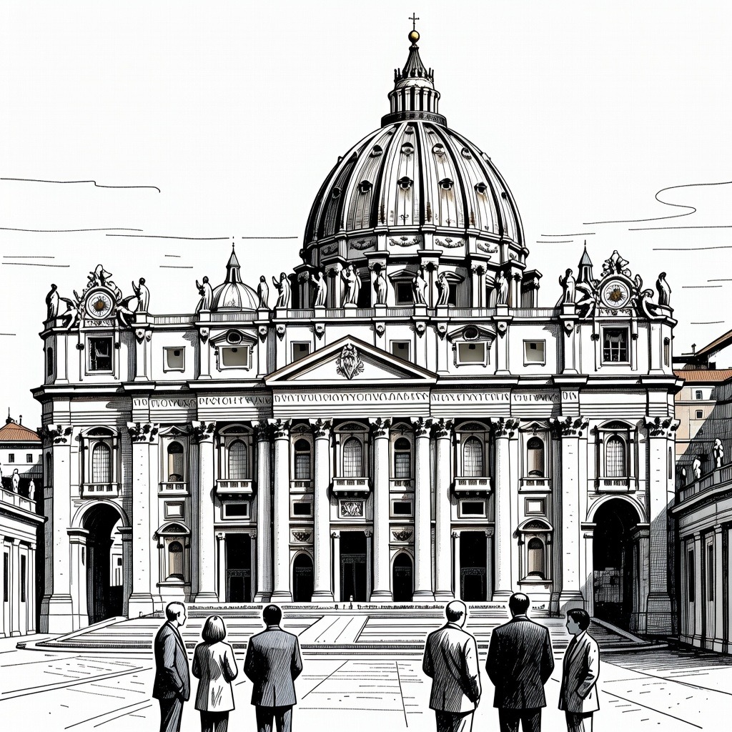 Illustration for: Pope Leo XIV Marks 25th Anniversary of Sept. 11 Attacks With Call for Peace