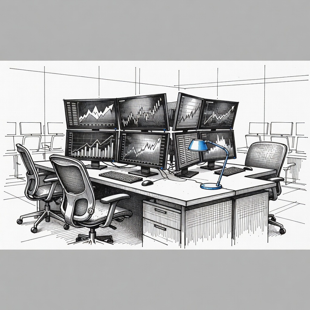 Illustration for: Markets Watch Rising Treasury Yields and Key Economic Reports Ahead of Federal Reserve Meeting