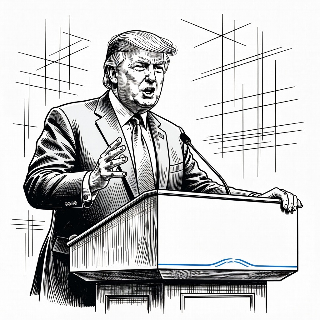 Illustration for: AI Executives’ Call to Slow Development Triggers Market Shifts and Political Pushback