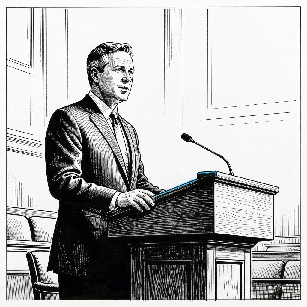 Illustration for: House Votes Rescheduled After Representative Massie Introduces Hegseth Impeachment Articles