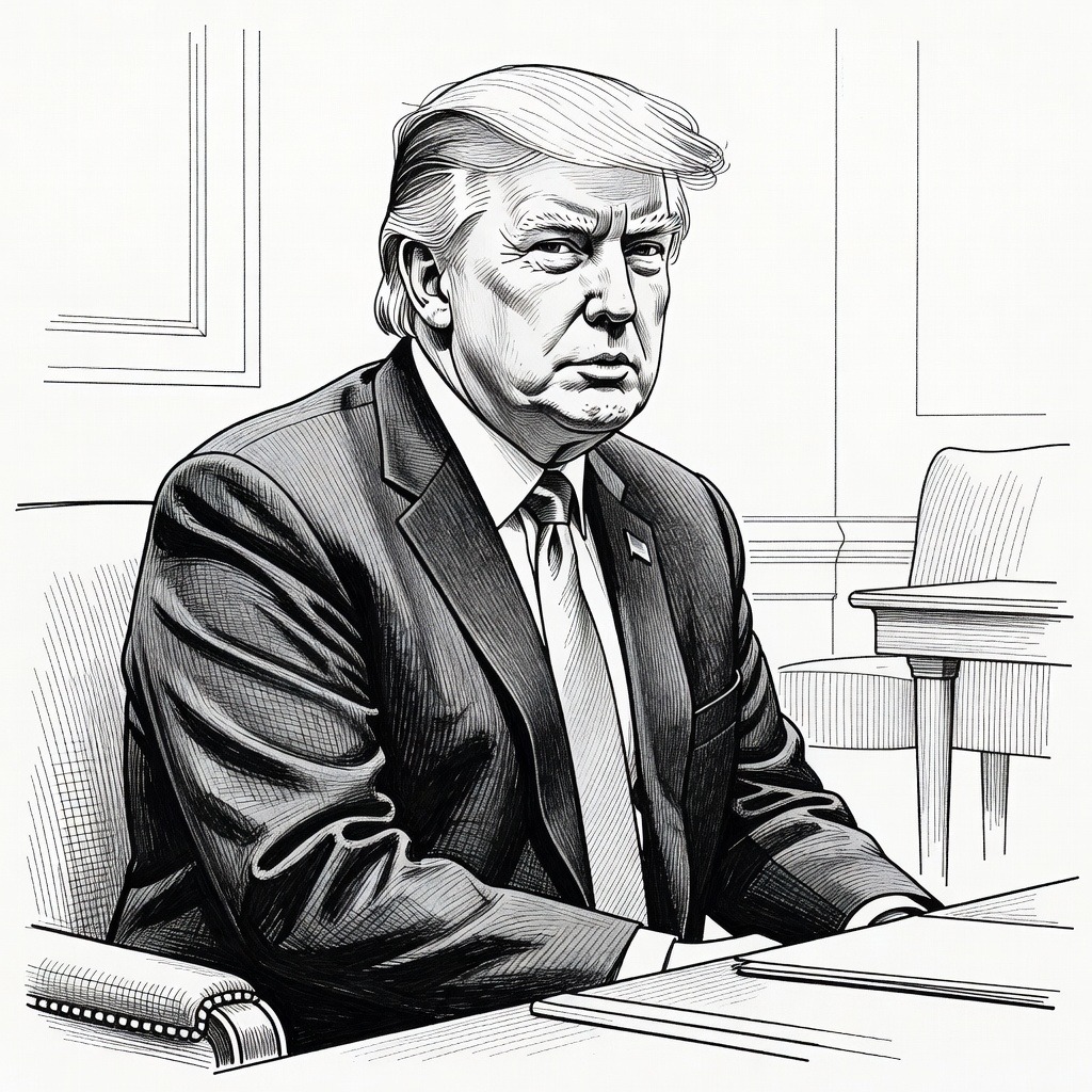 Illustration for: House Votes to Table Impeachment Resolution Against President Trump