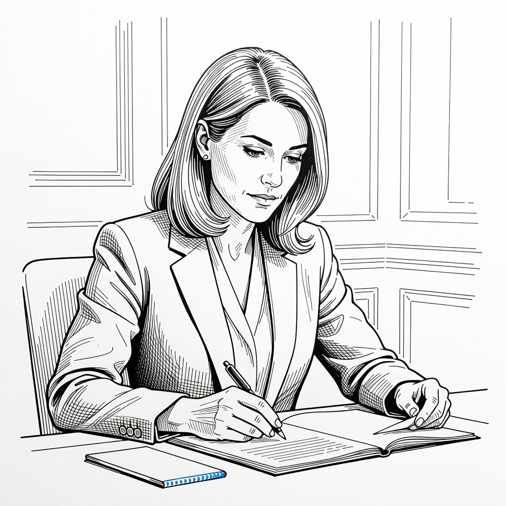 Illustration for: White House Chief of Staff Susie Wiles Announces She Is Cancer-Free