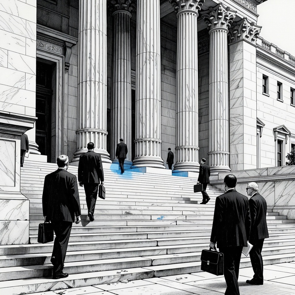 Illustration for: Federal Reserve Raises Benchmark Interest Rate for First Time Since 2023