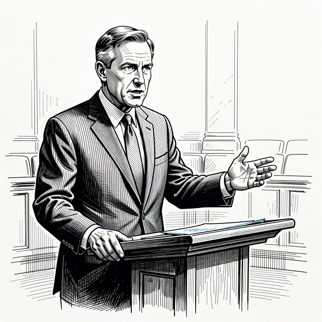 Illustration for: Former Arizona Senator Jon Kyl Dies at 84