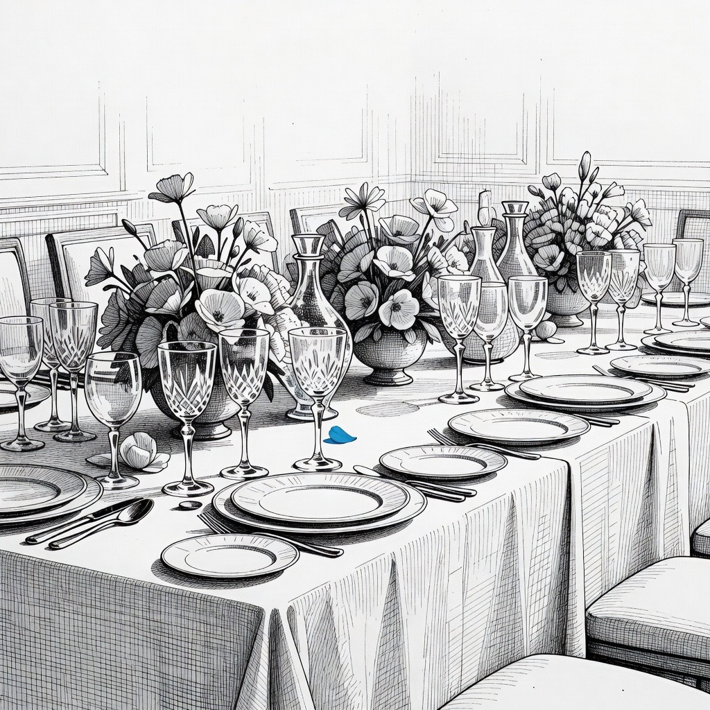 Illustration for: Preparations Underway for Trump-Xi Summit as Tech Leaders Join State Dinner Guest List