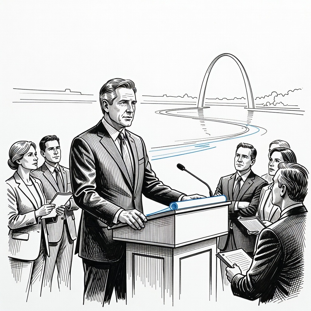 Illustration for: Federal Reviews Proceed on Proposed Capital Arch as Excavation Timeline Approaches