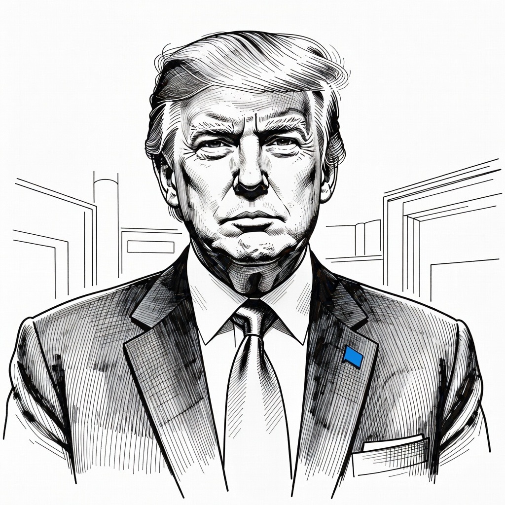 Illustration for: Trump Announces Plan to Incorporate Military Complex into Proposed Washington Arch